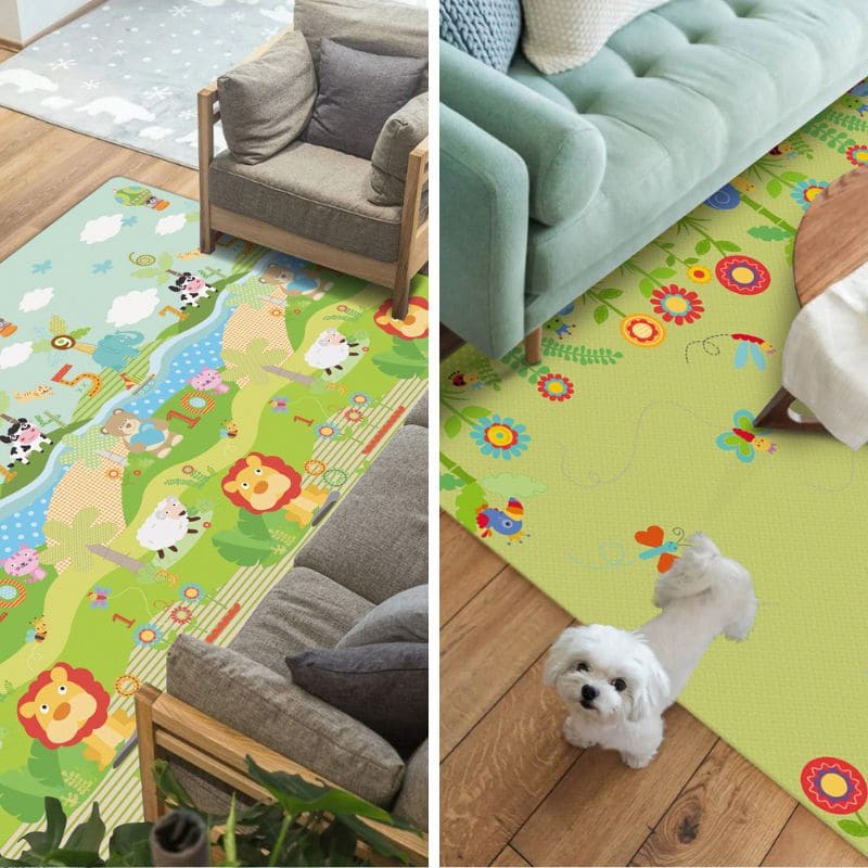 Tapis d'éveil bébé pliable réversible XXL | SweetZone