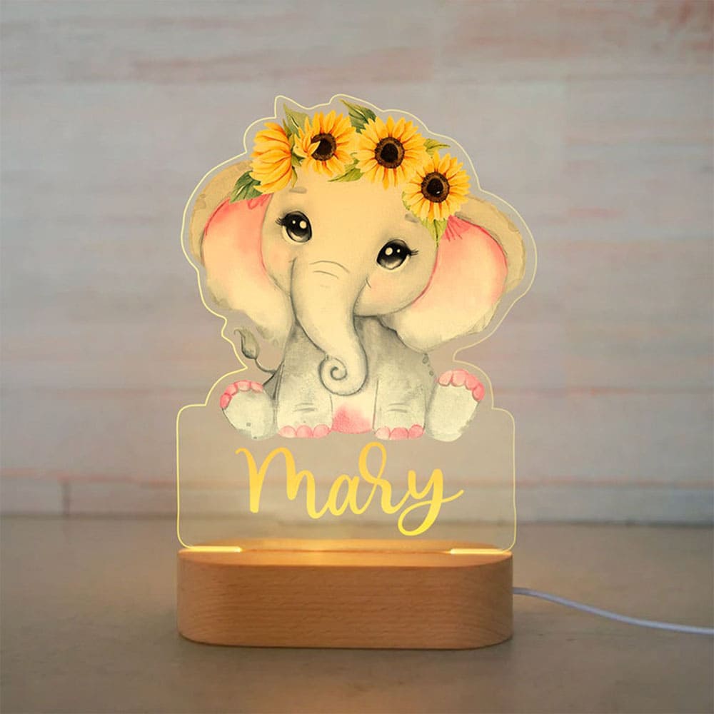Veilleuse bébé personnalisée | ElephantDream