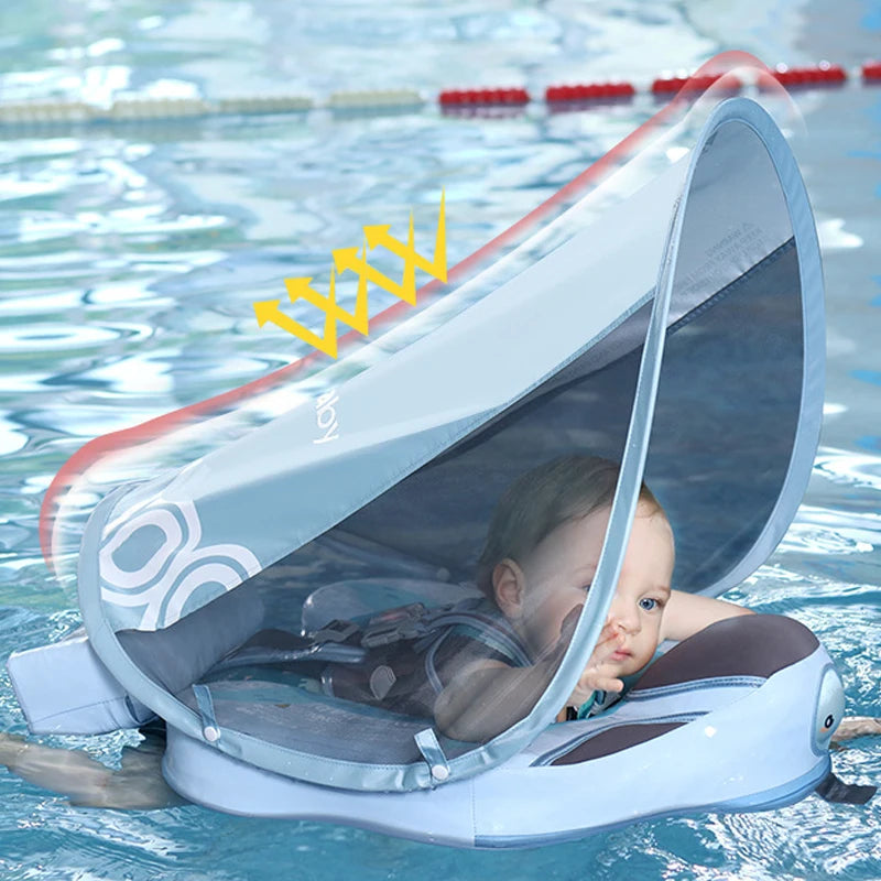 Anneau de natation flottant et allongé pour bébé