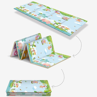 Tapis d'éveil bébé pliable réversible XXL | SweetZone