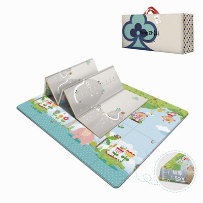 Tapis d'éveil bébé pliable réversible XXL | SweetZone
