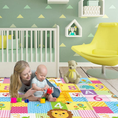 Tapis d'éveil bébé pliable réversible XXL | SweetZone