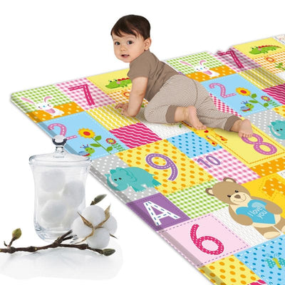 Tapis d'éveil bébé pliable réversible XXL | SweetZone