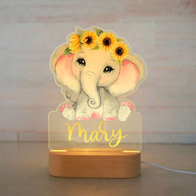 Veilleuse bébé personnalisée | ElephantDream