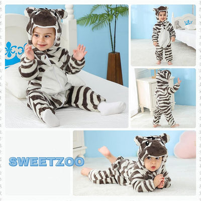 Barboteuse Bébé - Animaux douillets | SweetZoo