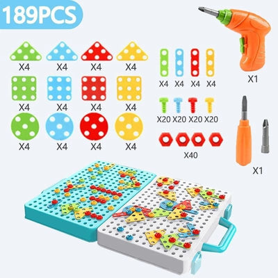 Jeu de construction - Perceuse Visseuse enfant | KiddyCase