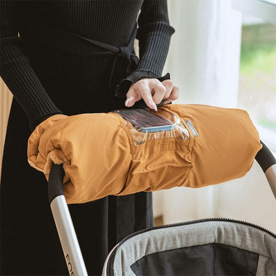 Couvre-main d'hiver pour poussette avec porte-téléphone | HandyWarm