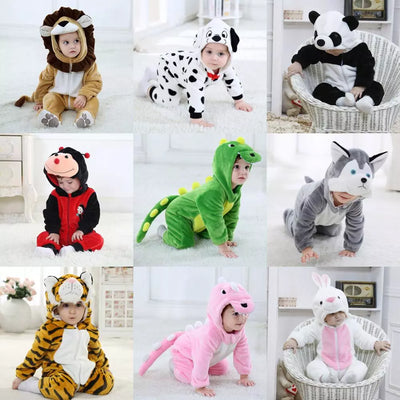 Costumes d'animaux de dessin animé pour bébés