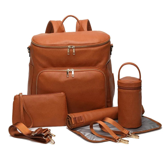 Sac à langer en cuir pour bébé