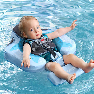 Anneau de natation flottant et allongé pour bébé