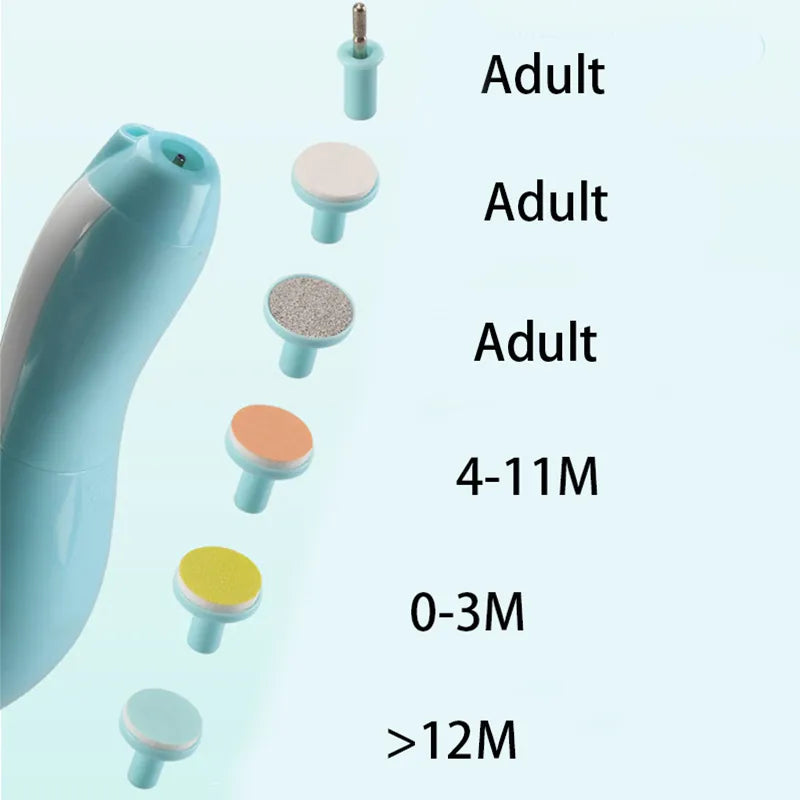Coupe-ongles électrique multifonctionnel pour bébé