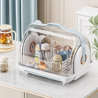 Sèche-biberon avec couvercle anti-poussière