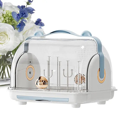 Sèche-biberon avec couvercle anti-poussière