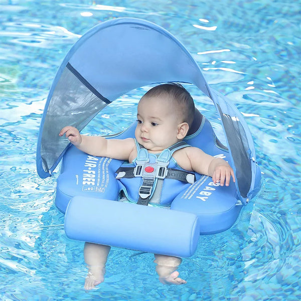 Anneau de natation flottant et allongé pour bébé
