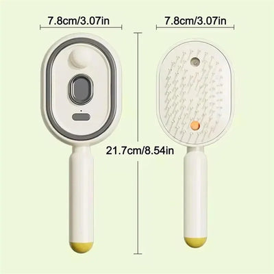 Brosse à cheveux électrique 3-en-1 avec coussin d'air massant