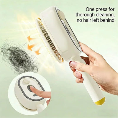 Brosse à cheveux électrique 3-en-1 avec coussin d'air massant
