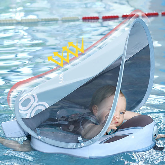 Anneau de natation flottant et allongé pour bébé