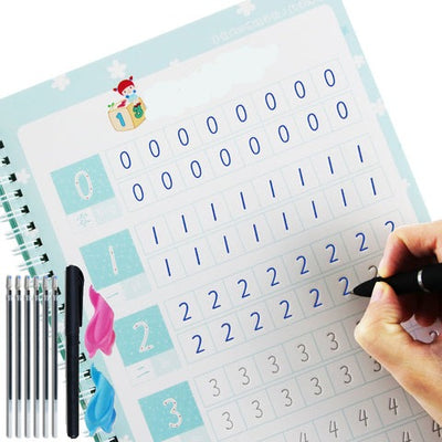 Cahier de copie magique pour la calligraphie